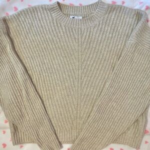 Hollister cozy cream sweater